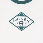 Younger Boys White Logo T-Shirt, 1, hi-res
