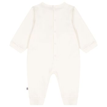 Ivory & Gold Logo Romper