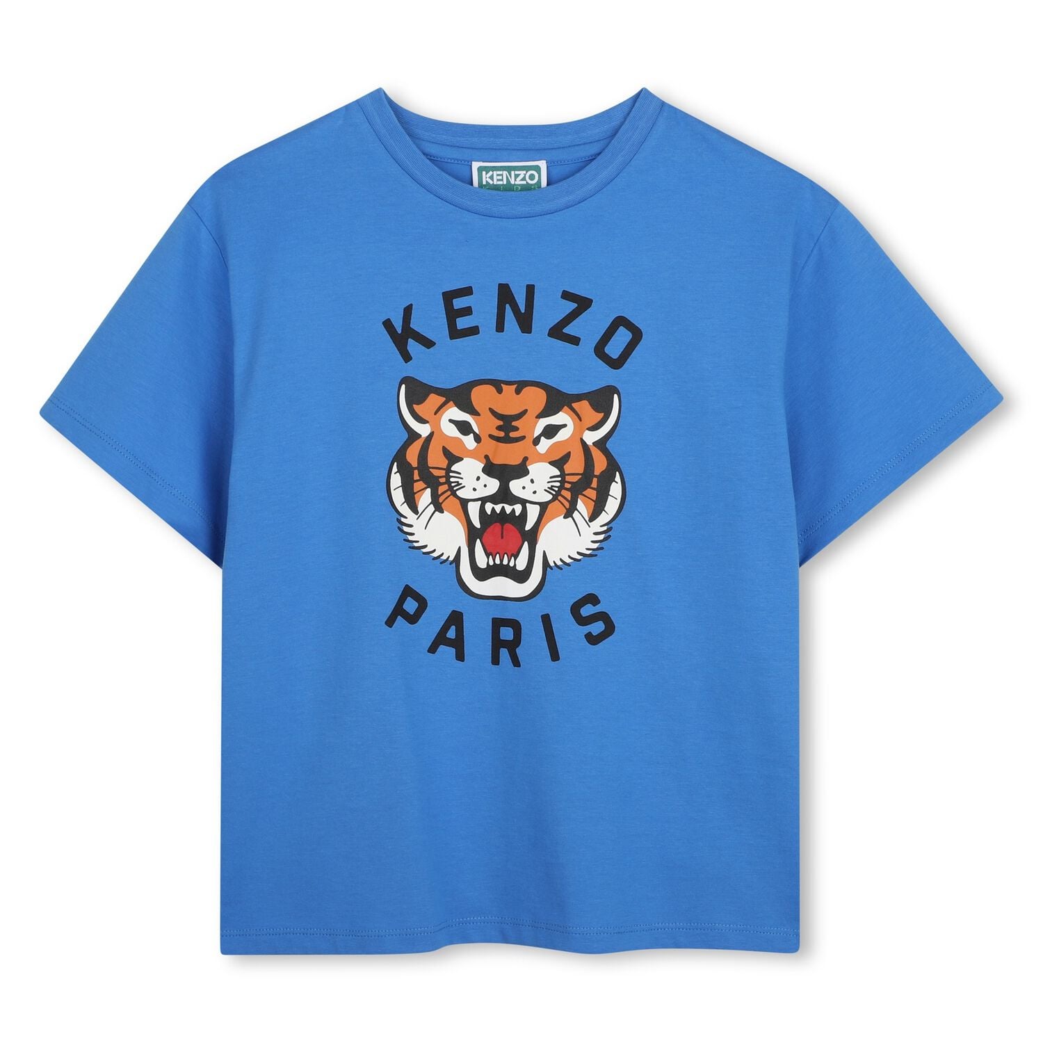 Blue Tiger Logo T-Shirt, 4, hi-res