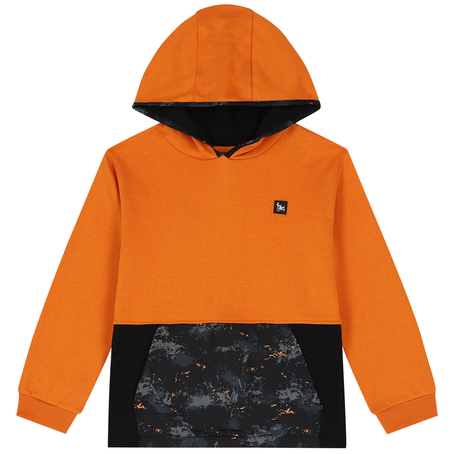 Boys Orange & Black Tracksuit, 1, hi-res image number null