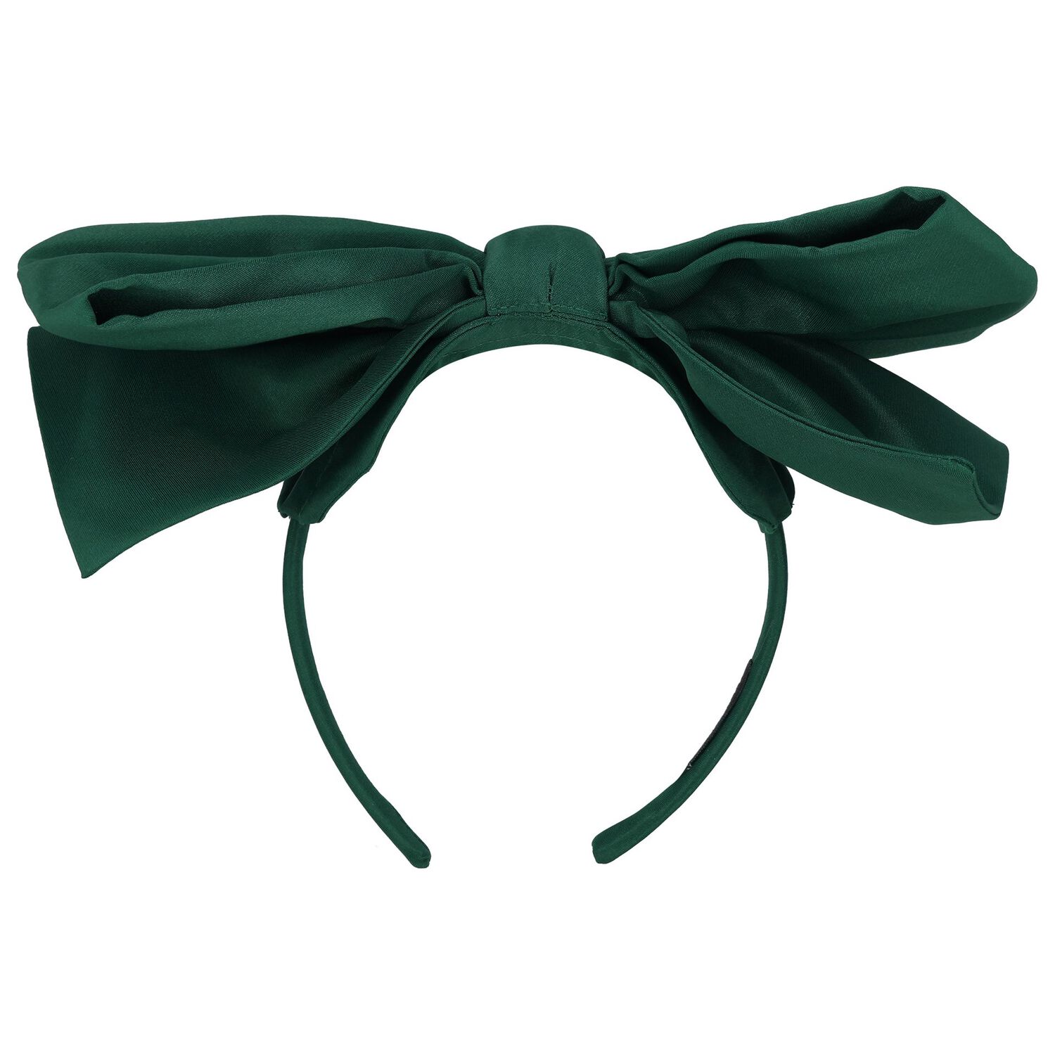 Girls Green Bow Headband, 2, hi-res