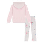 Girls Pink Teddy Leggings Set, 1, hi-res