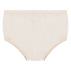 Baby Girls Ivory Tiered Tulle Dress Set, 1, hi-res