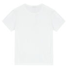 Boys White Logo Plaque T-Shirt, 1, hi-res