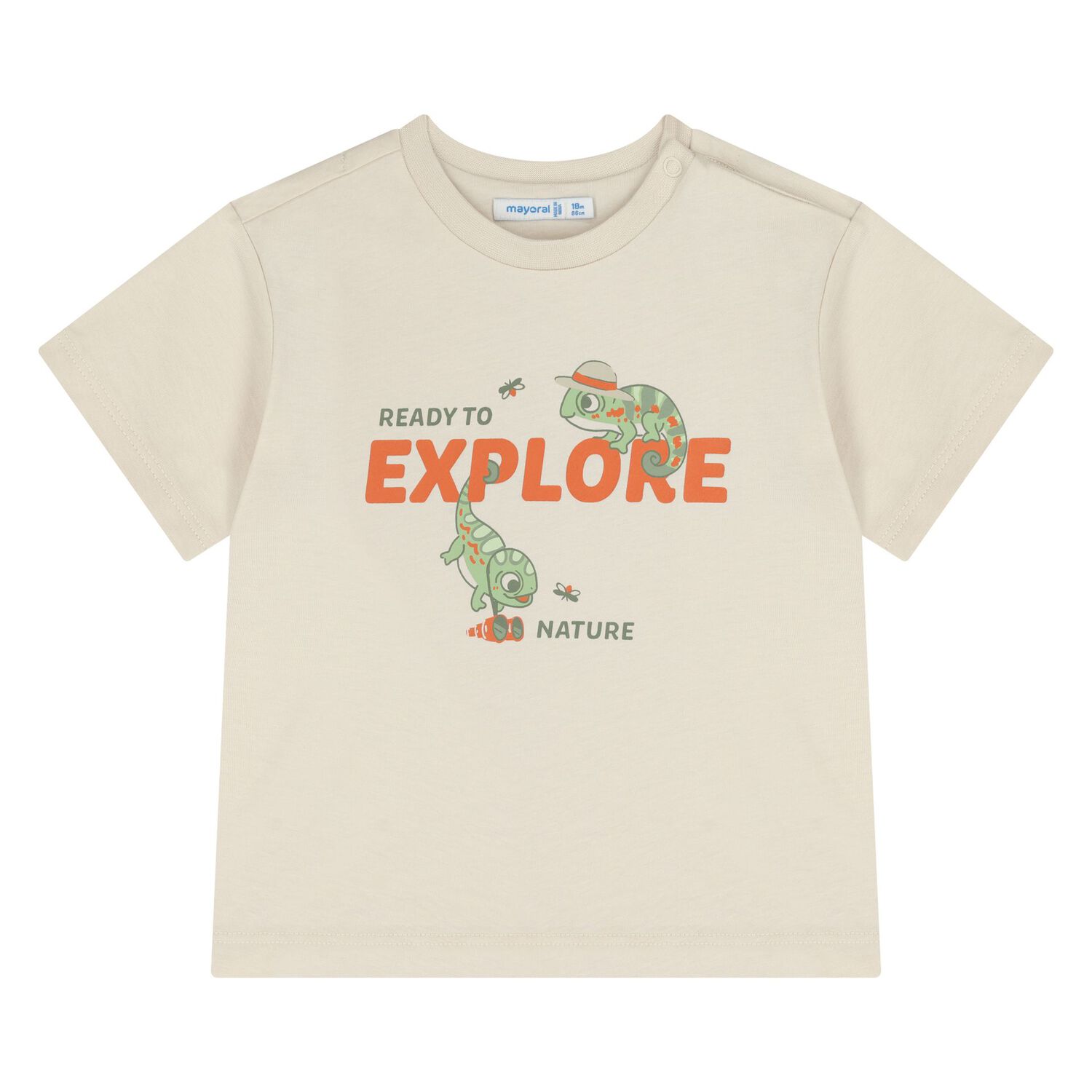 Younger Boys Beige, Ivory & Green Shorts Set, 3, hi-res