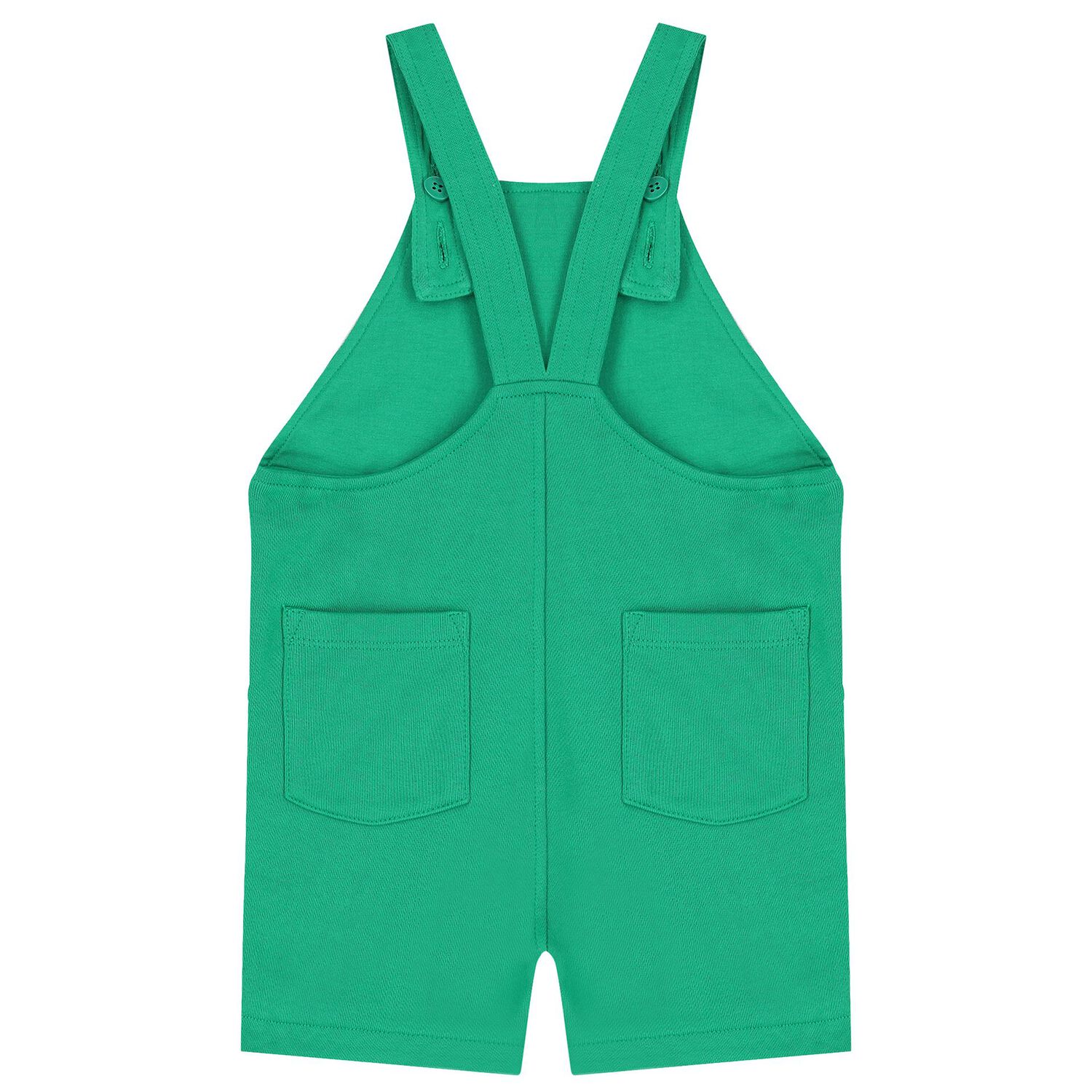 Baby Boys Green Frog Dungarees, 1, hi-res image number null