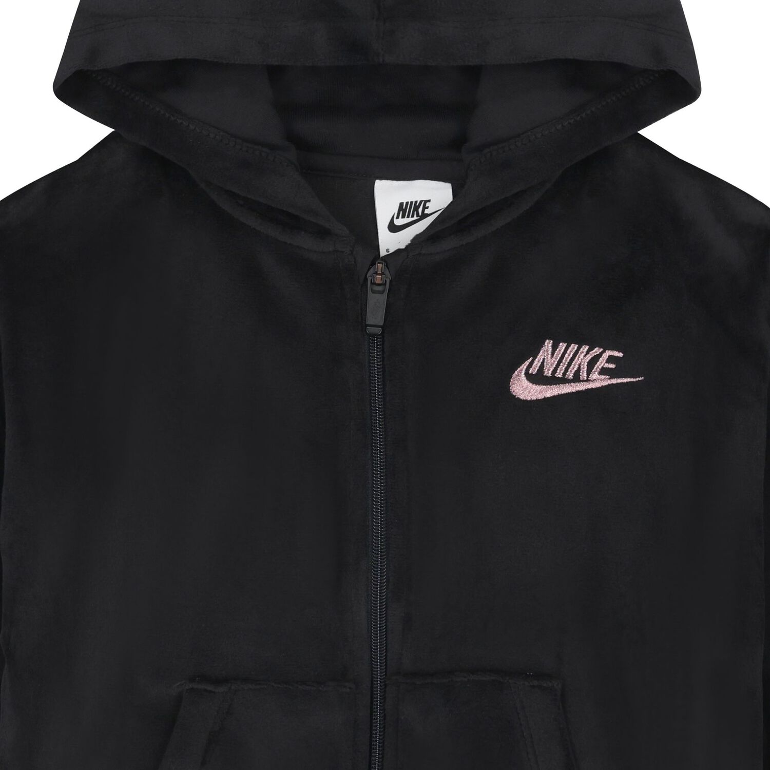 Girls Black Logo Skort Set, 1, hi-res