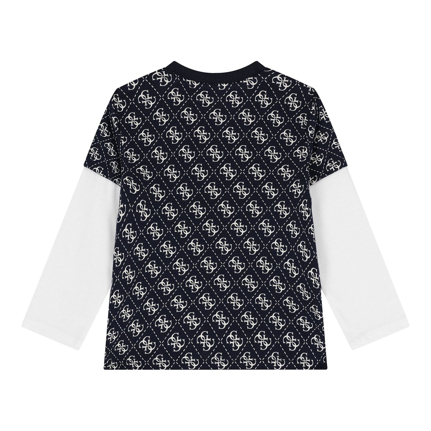 Baby Boys Navy Blue Logo Joggers Set, 2, hi-res image number null