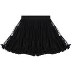 Girls Pixie Black Tutu Skirt, 1, hi-res