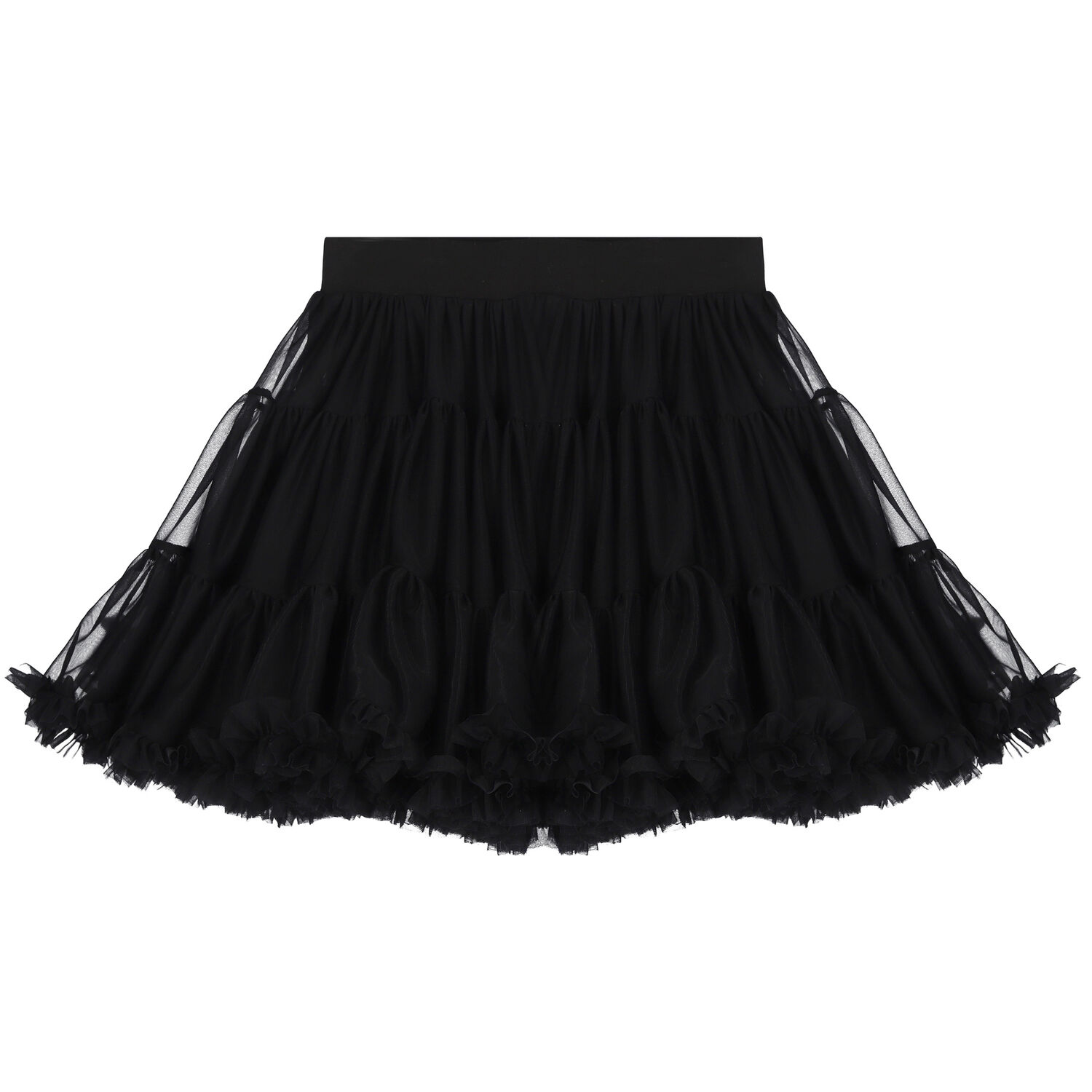 Girls Pixie Black Tutu Skirt, 1, hi-res image number null