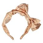 Girls Beige Geo Map Headband, 1, hi-res