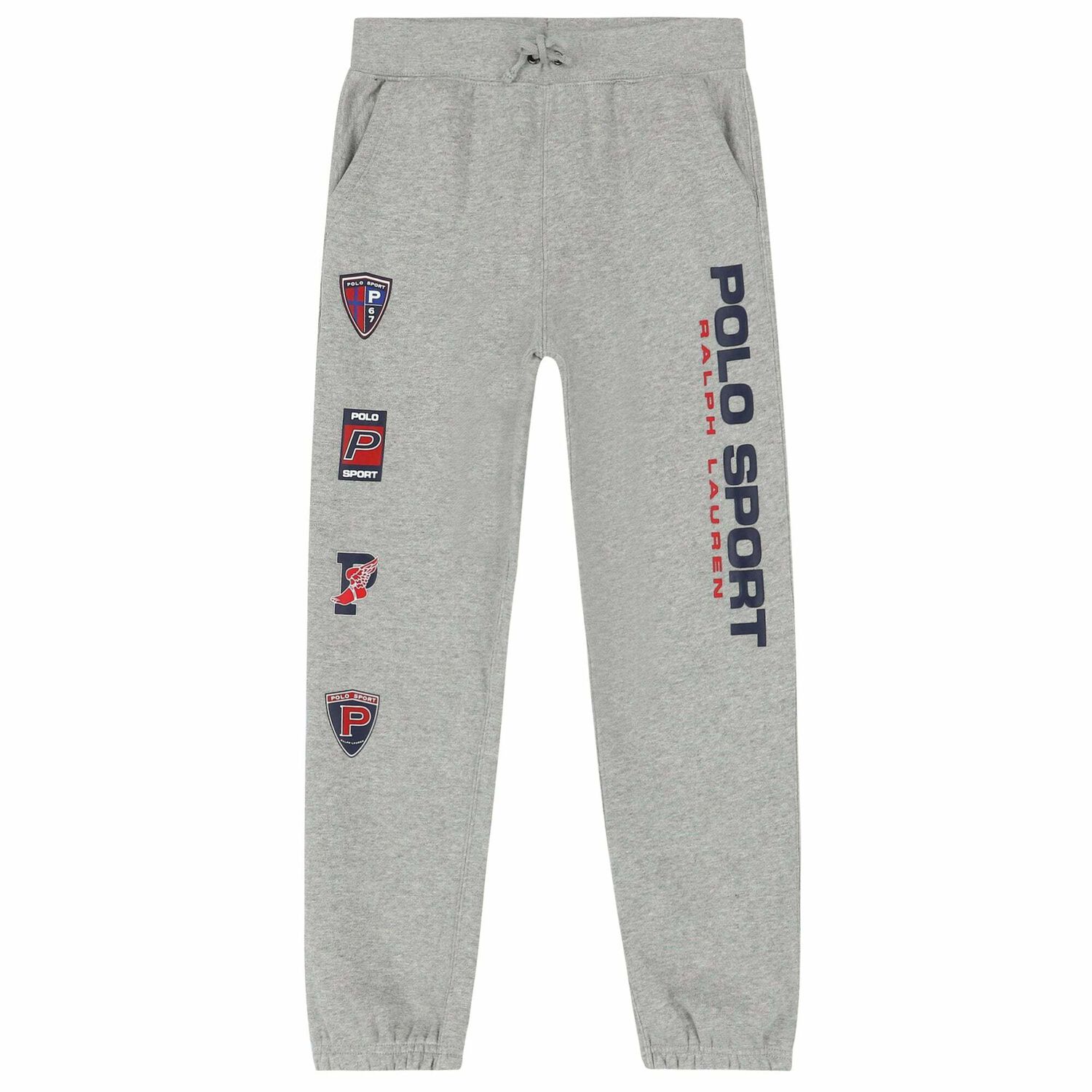 Boys Grey Logo Joggers , 1, hi-res