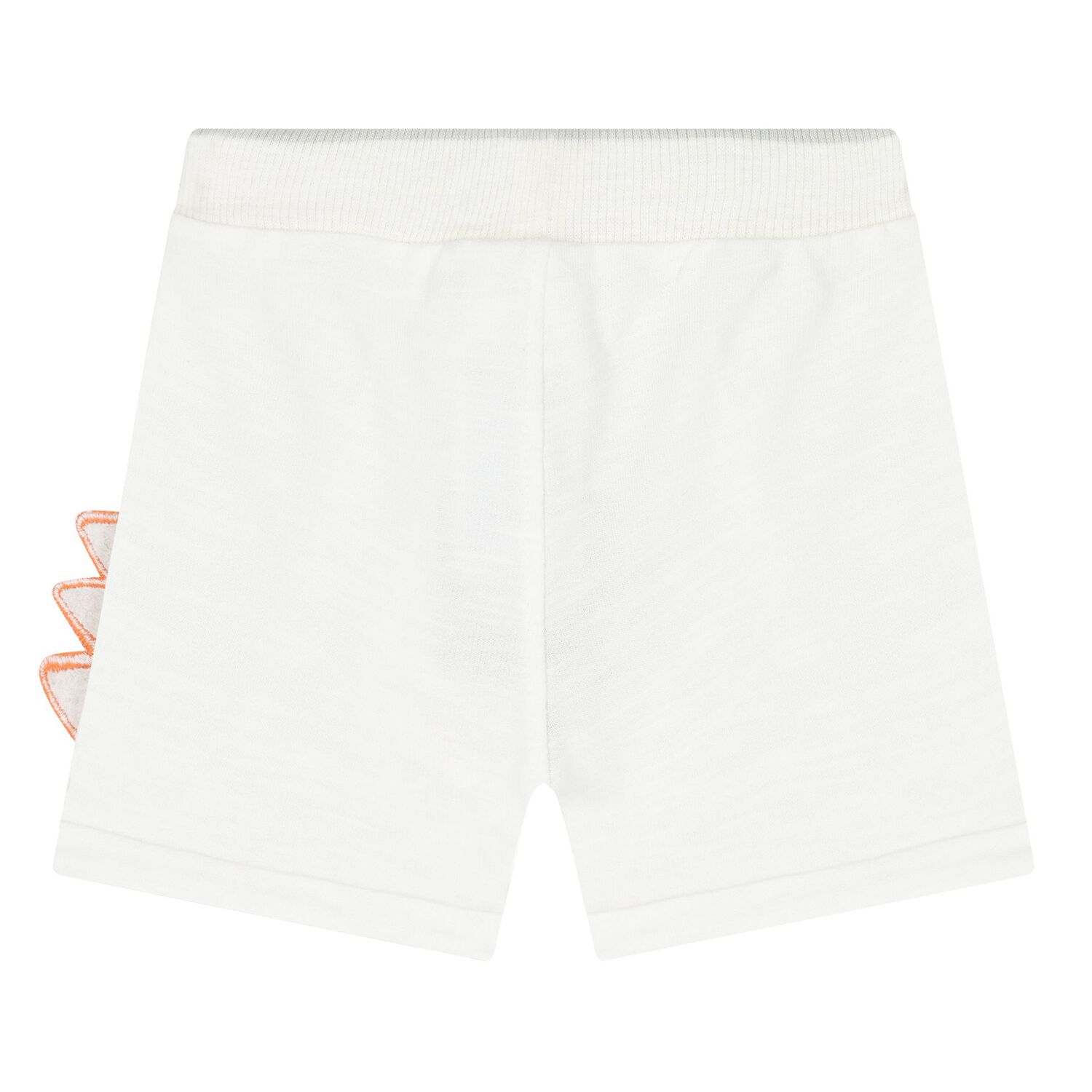 Baby Boys White Dinosaur Shorts, 2, hi-res