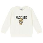 Ivory Teddy Bear Logo Sweatshirt, 1, hi-res