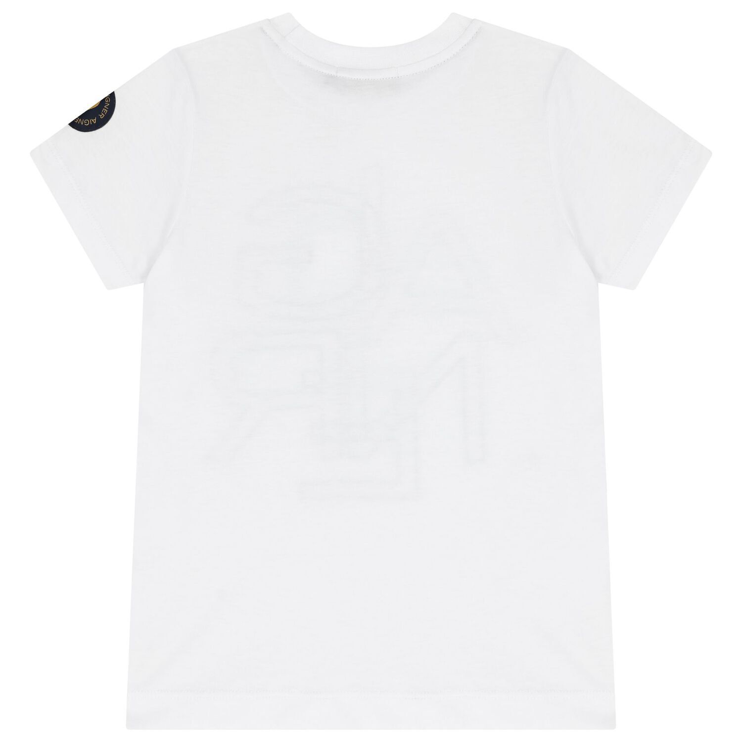 Boys White Logo T-Shirt, 1, hi-res