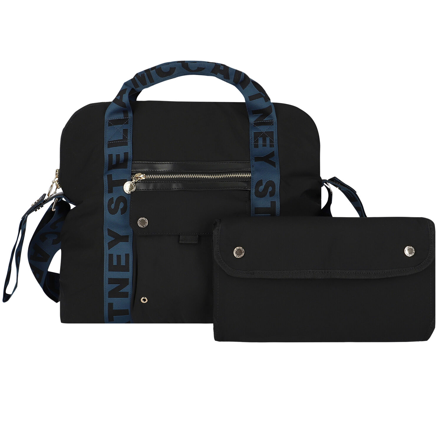 Stella McCartney Black Logo Baby Changing Bag Junior Couture UK