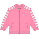 Younger Girls Pink Logo Tracksuit, 1, hi-res