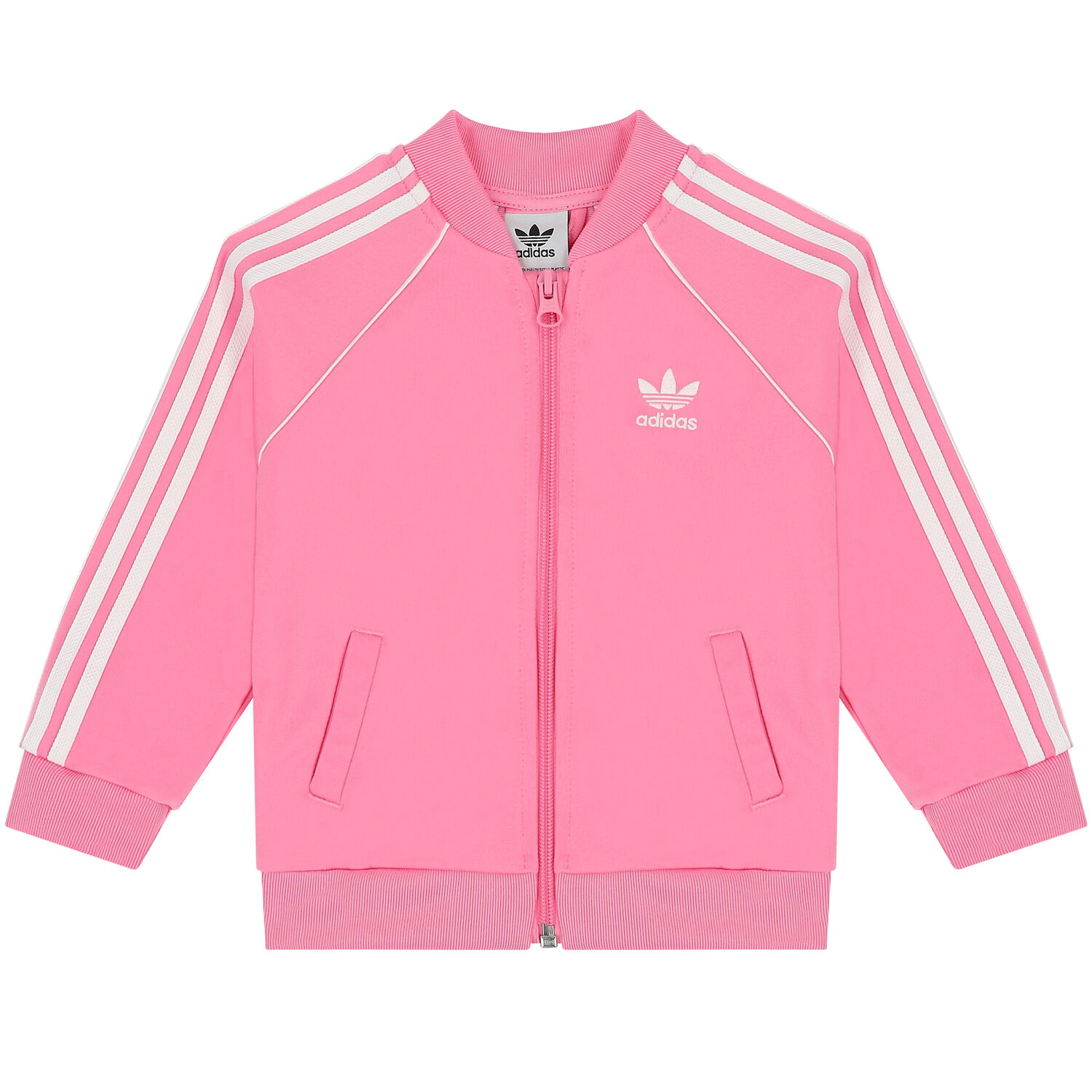 Younger Girls Pink Logo Tracksuit, 1, hi-res