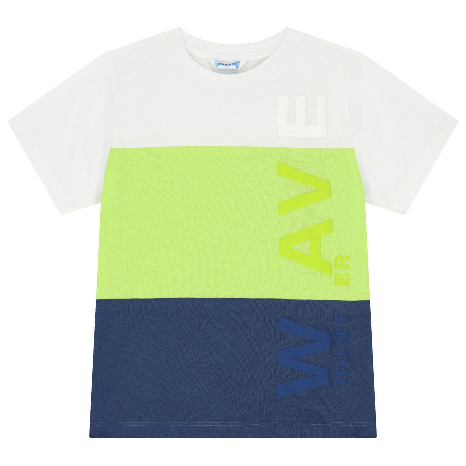 Boys White, Green, & Navy Blue Shorts Set, 1, hi-res image number null