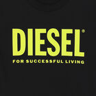 Boys Black Logo T-Shirt, 3, hi-res