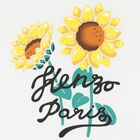 Girls Ivory Sunflower Logo T-Shirt, 1, hi-res