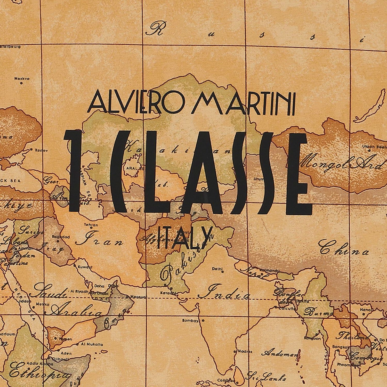 Boys Beige Geo Map T-Shirt, 1, hi-res