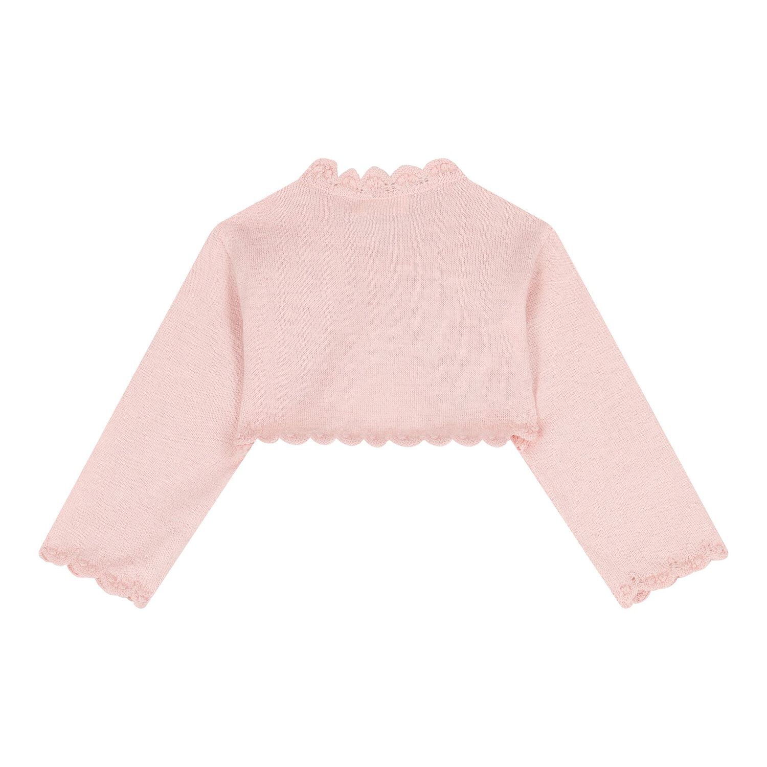 Baby Girls Pink Knitted Cardigan, 2, hi-res