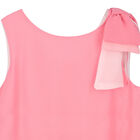 Girls Pink Chiffon Dress, 1, hi-res