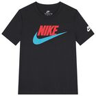 Boys Black Logo T-Shirt, 2, hi-res