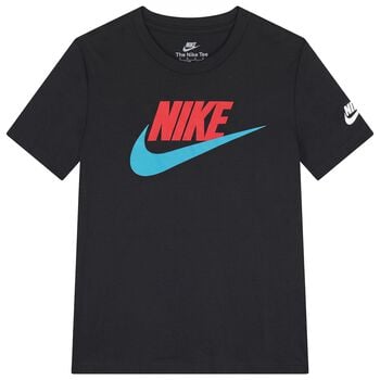Boys Black Logo T-Shirt