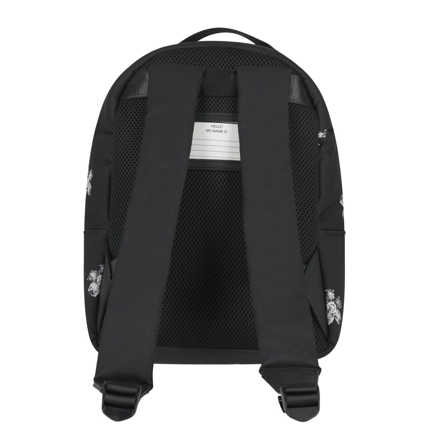 Girls Black Logo Backpack, 1, hi-res