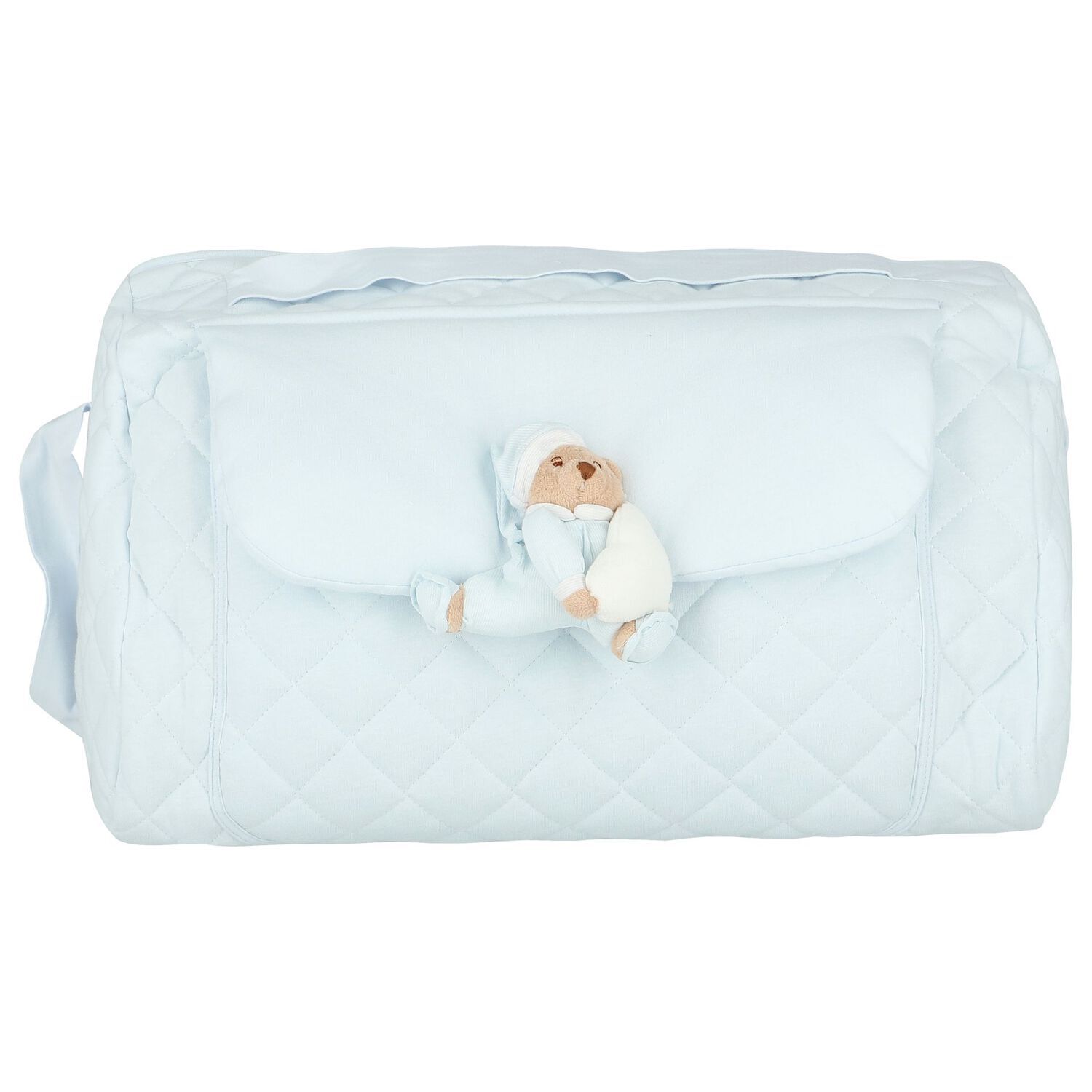 Blue Teddy Bear Baby Changing Bag, 1, hi-res image number null