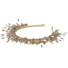 Girls Gold Embellished Headband, 1, hi-res