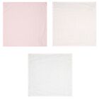 Baby Girls Ivory & Pink Muslin Swaddles ( 3-Pack ), 3, hi-res