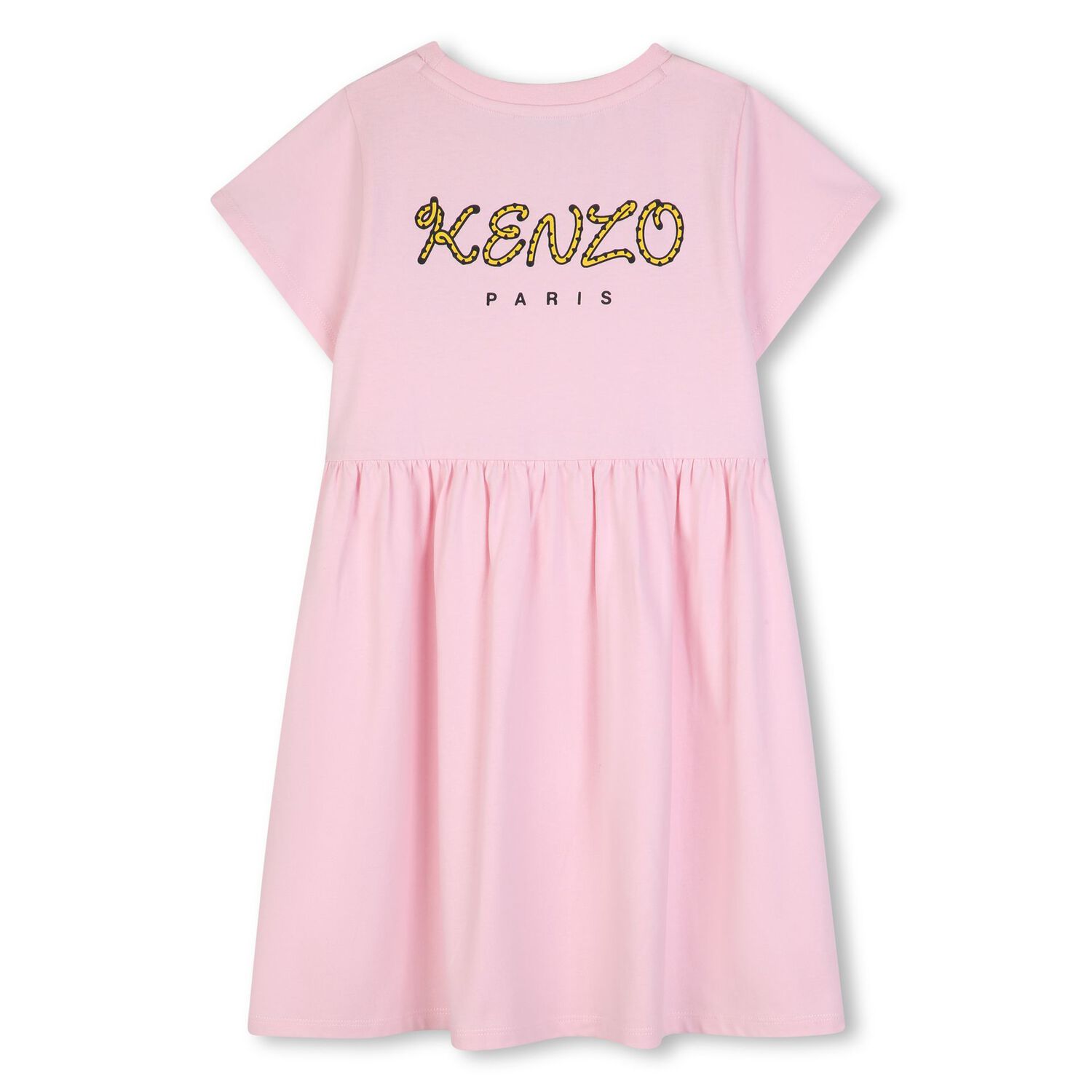 Girls Pink Tiger Logo Dress, 1, hi-res