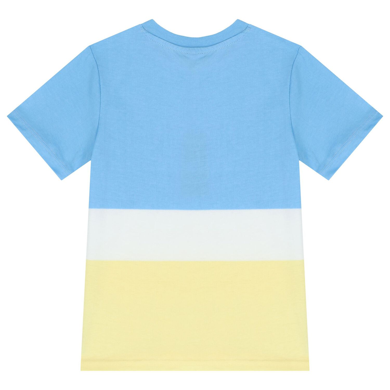 Boys Blue & Yellow Logo T-Shirt, 1, hi-res