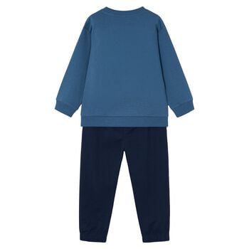 Boys Blue & Navy Blue Tracksuit