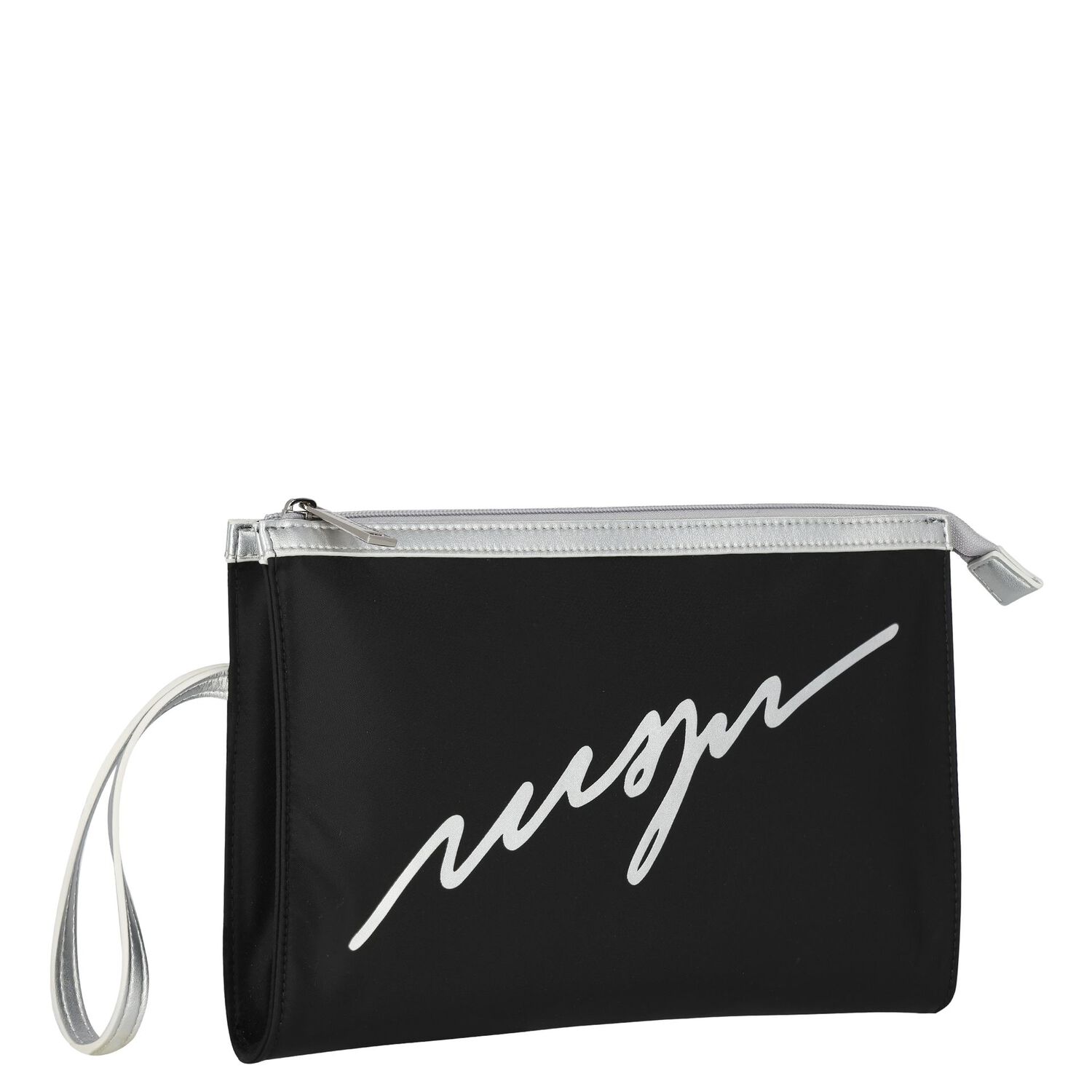 Girls Black Logo Pochette, 1, hi-res