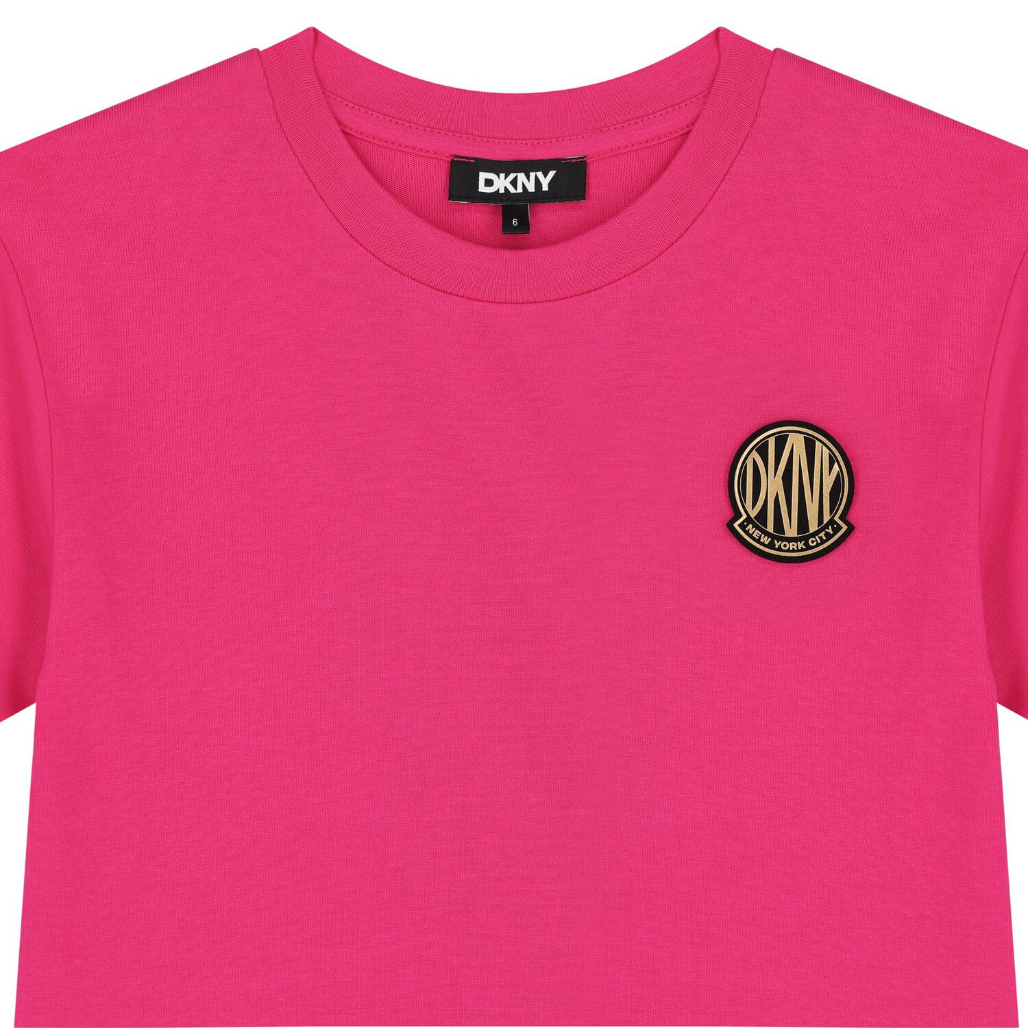 Girls Pink Logo T-Shirt, 1, hi-res image number null