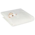 Ivory Teddy Bear Baby Blanket, 1, hi-res