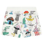 Boys Ivory Bunnies Shorts, 1, hi-res