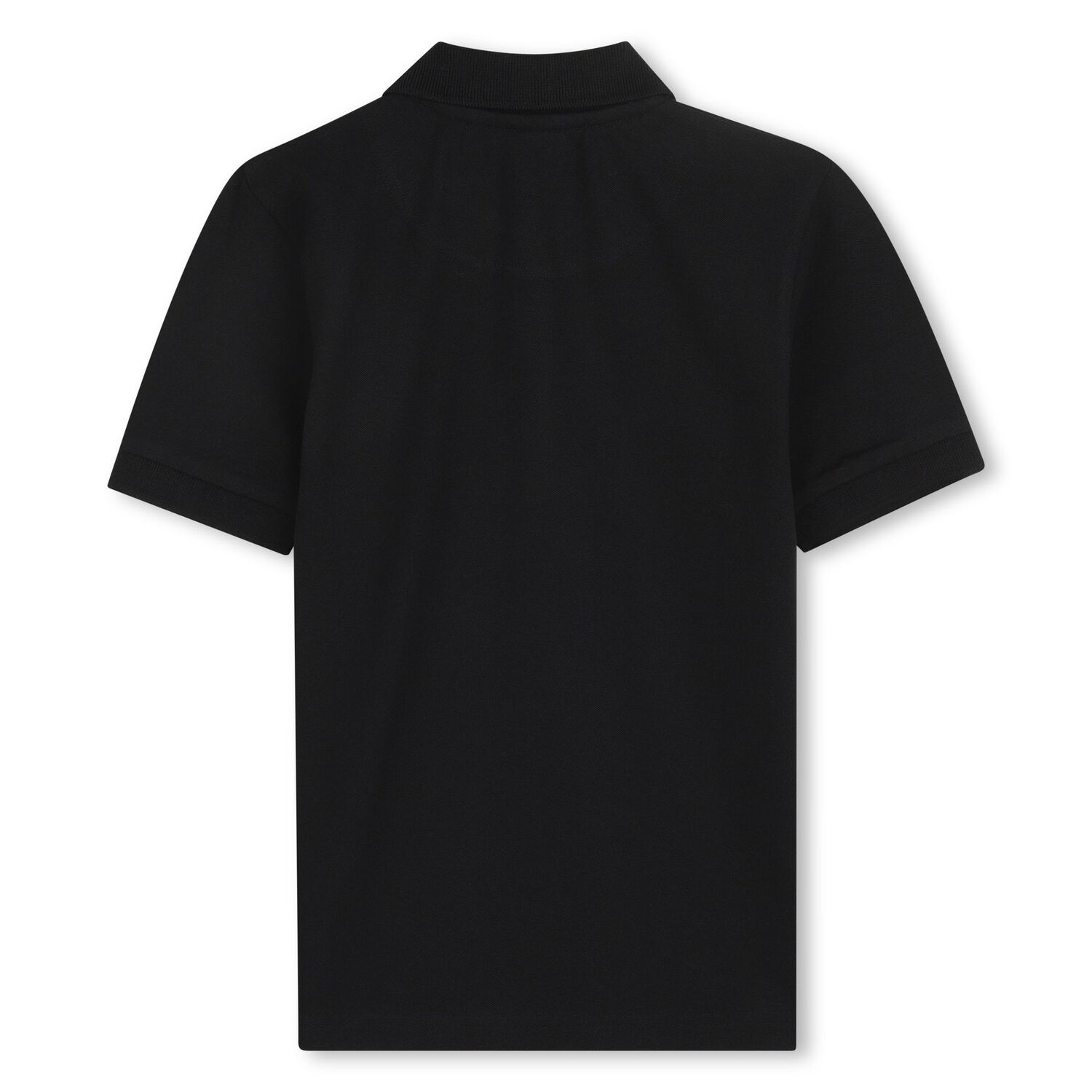 Boys Mini Me Black Logo Polo Shirt, 1, hi-res