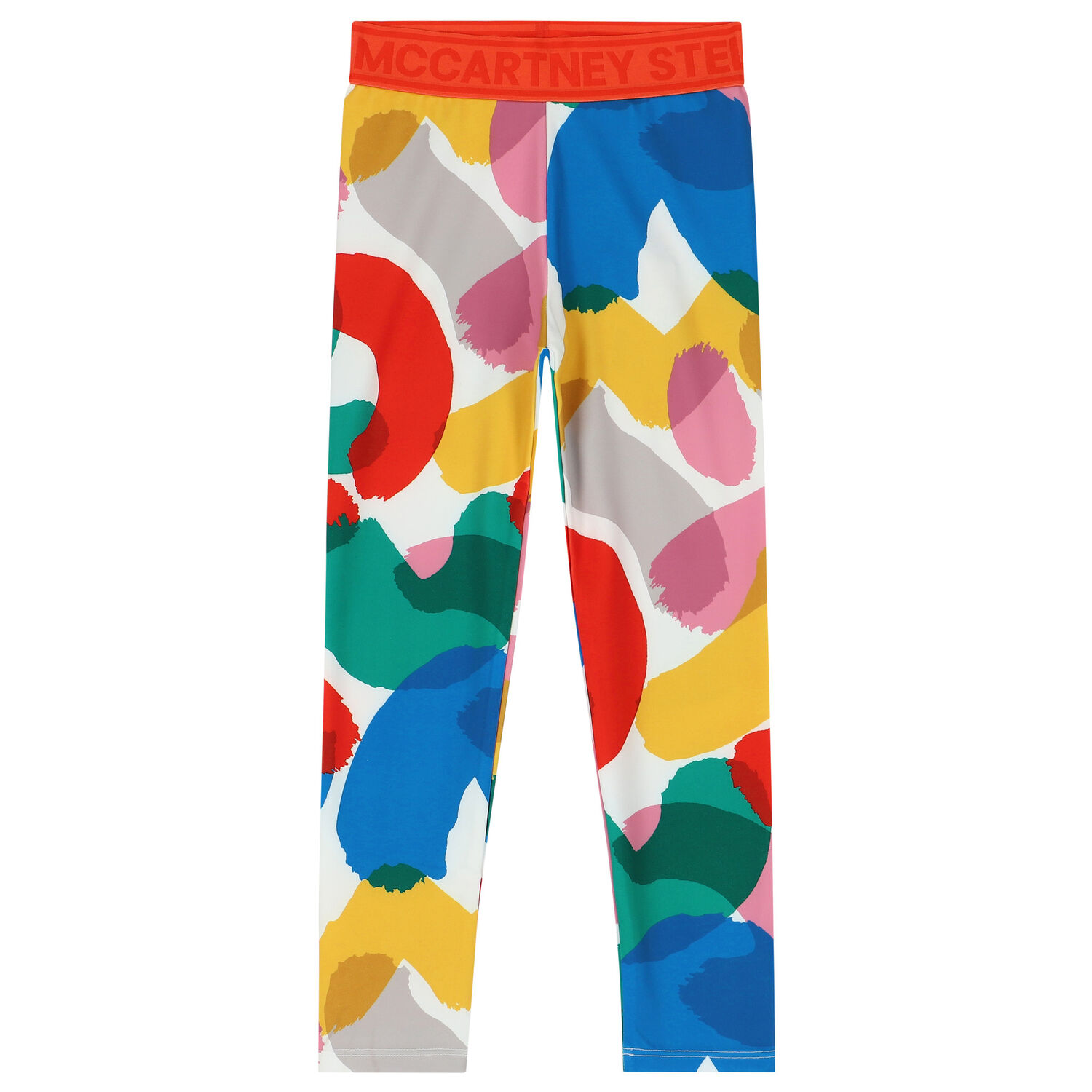 Girls Multicoloured Logo Leggings, 1, hi-res image number null