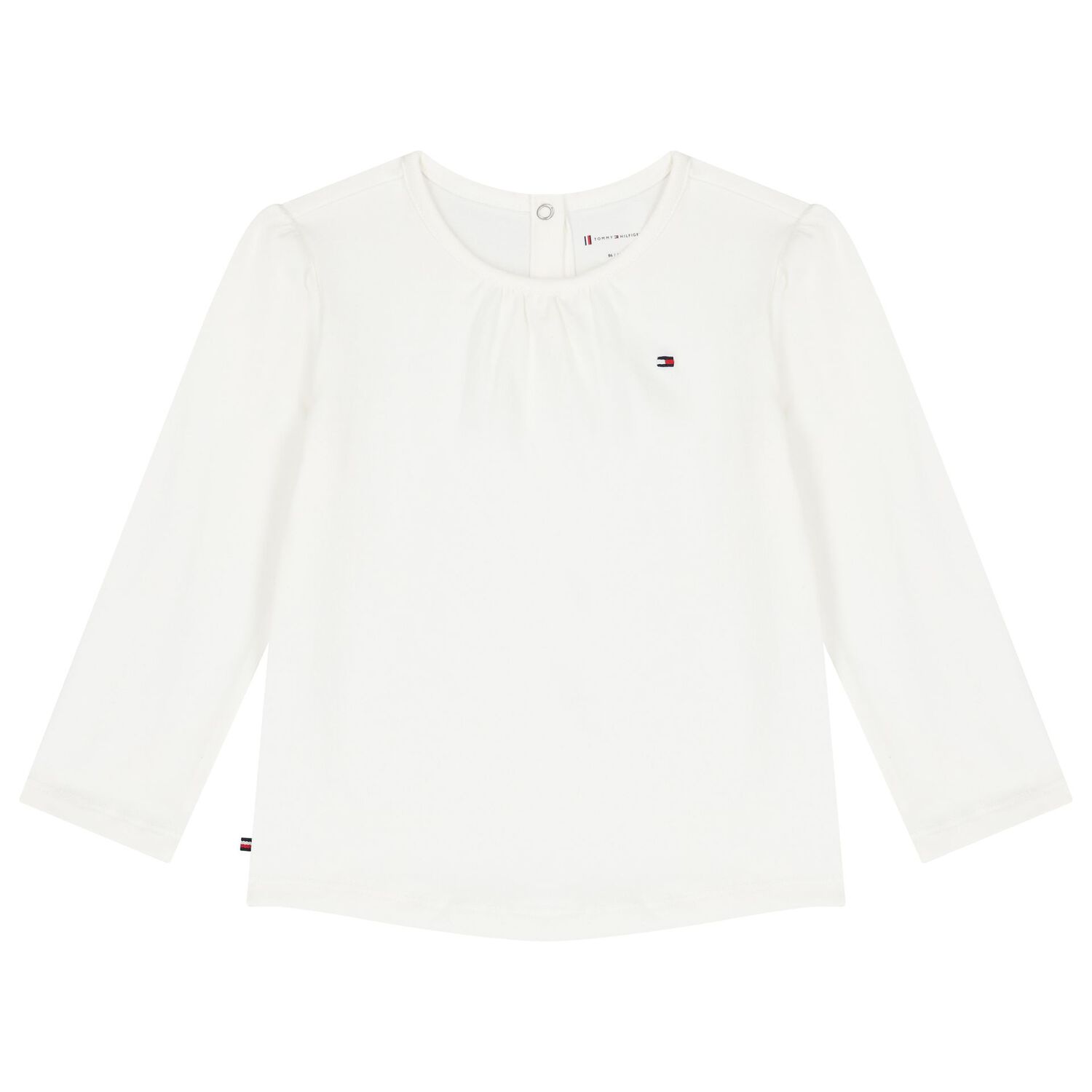 Younger Girls White & Blue Dress Set, 1, hi-res