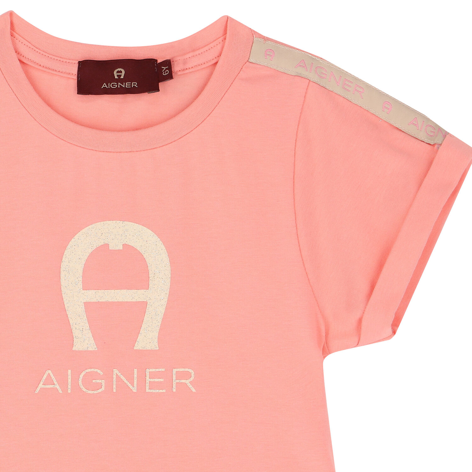 Girls Pink, Yellow & Orange Logo Dress, 1, hi-res image number null