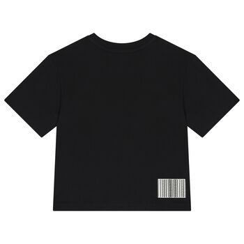 Boys Black Logo T-Shirt