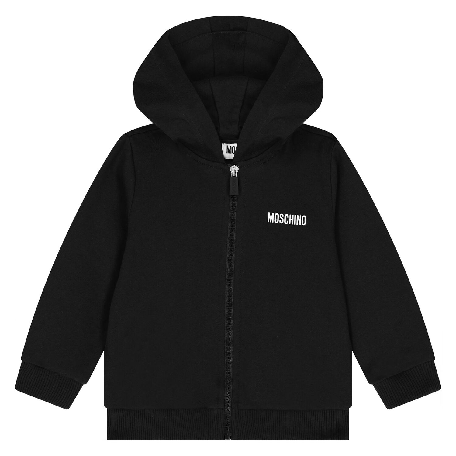 Younger Black Teddy Bear Logo Tracksuit, 4, hi-res