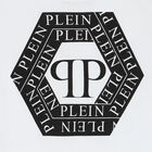 White & Black Logo T-shirt, 1, hi-res