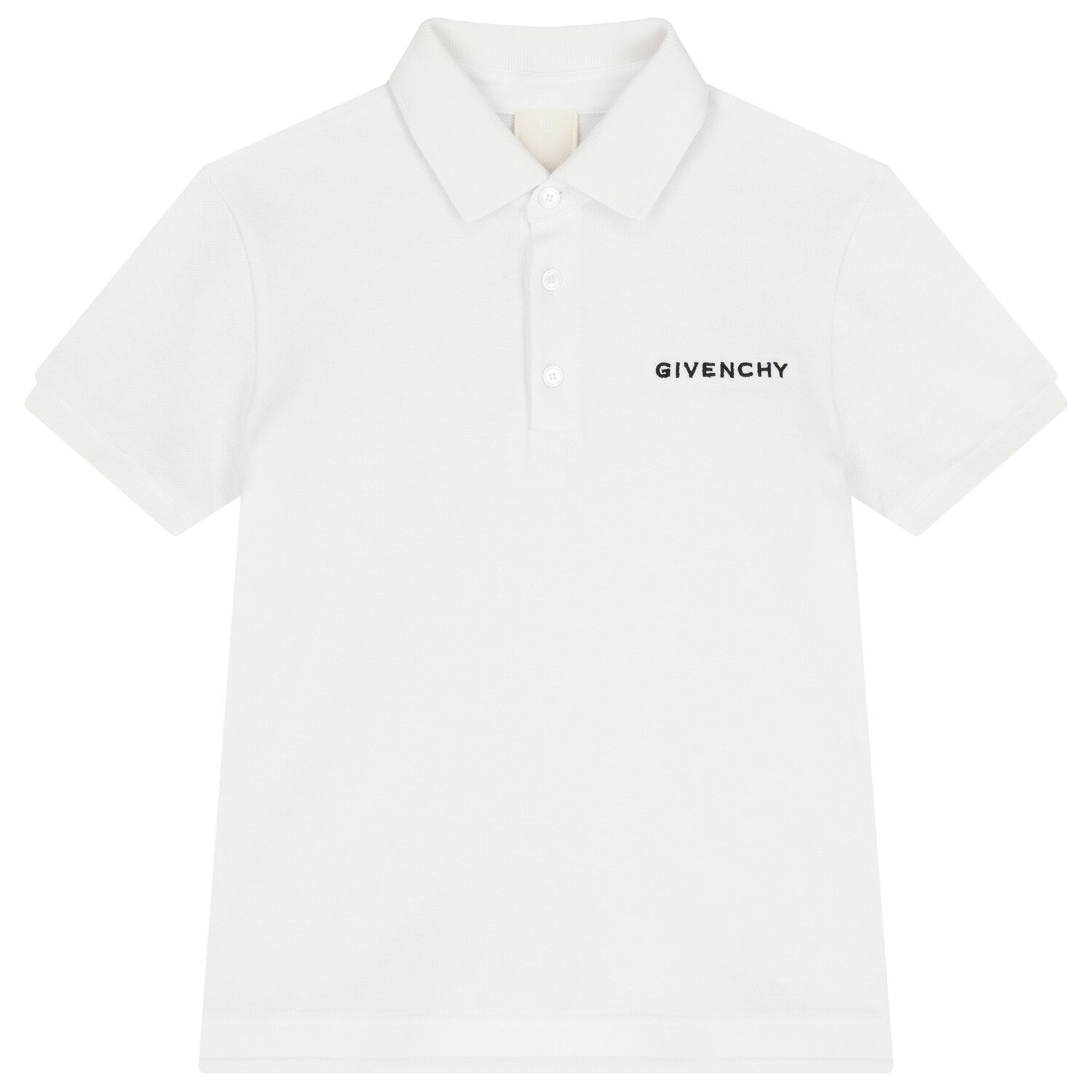 Boys White logo Polo Shirt, 2, hi-res