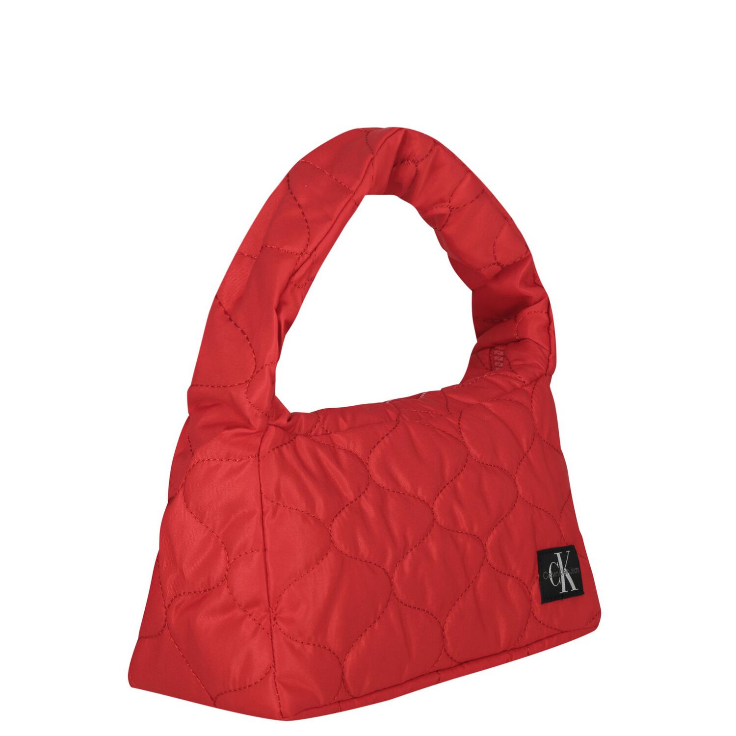 Girls Red Logo Quilted Shoulder Bag, 2, hi-res